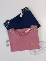 تیشرت پشت گره ای شانه چاپی طهورا - Image 7