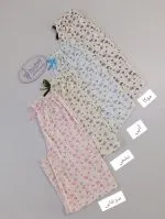 شلوار زنانه نخ پنبه کرکره ای طرح پروانه - Image 2