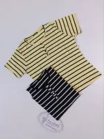 تیشرت راه راه یقه دکمه - Image 6