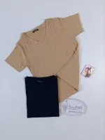 تیشرت یقه هفت کرکره ای برشکا - Image 2