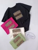 تیشرت باکسی leopard - Image 4