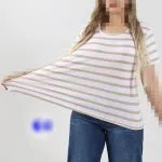 تیشرت راه راه  کبریتی - Image 2