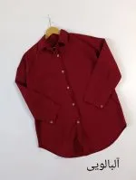 شومیز لینن ساده - Image 4