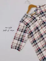 شومیز چارخونه آدلی - Image 4