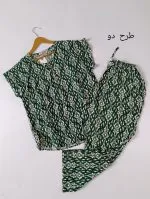 ست راحتی نخی (تیشرت شلوار) - Image 5