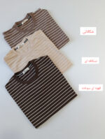 تیشرت لانگ راه راه السا - Image 6