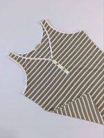 تاپ زنانه راه راه یقه دلبری - Image 8