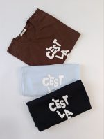 تیشرت لانگ زنانه cest la vie - Image 3