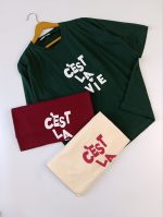 تیشرت لانگ زنانه cest la vie