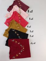 تیشرت یقه هفت گلدوزی - Image 7