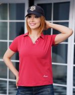 تیشرت یقه شکاری دکمه نما - Image 2