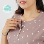 تیشرت زنانه کبریتی طرحدار - Image 2