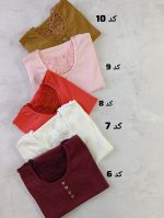 تیشرت زنانه پشت گیپوری - Image 2